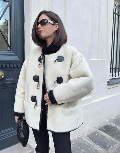 Retro Chenille Coat