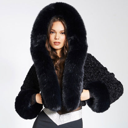 Cropped Fur Coat