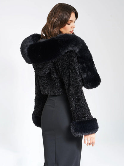 Cropped Fur Coat